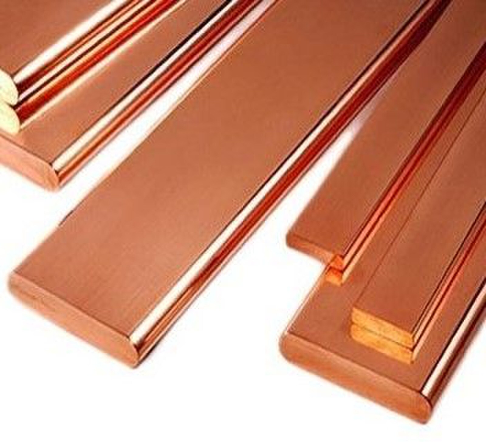 Copper flat bar 100x20mm
